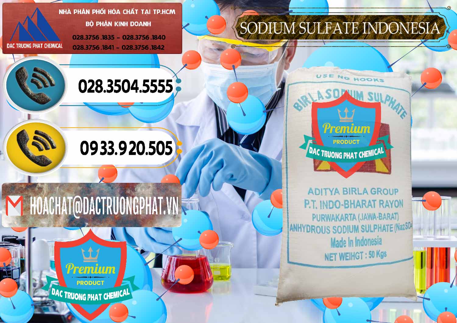 Cty kinh doanh - bán Sodium Sulphate - Muối Sunfat Na2SO4 99% Indonesia - 0459 - Chuyên cung cấp ( bán ) hóa chất tại TP.HCM - hoachatdetnhuom.vn