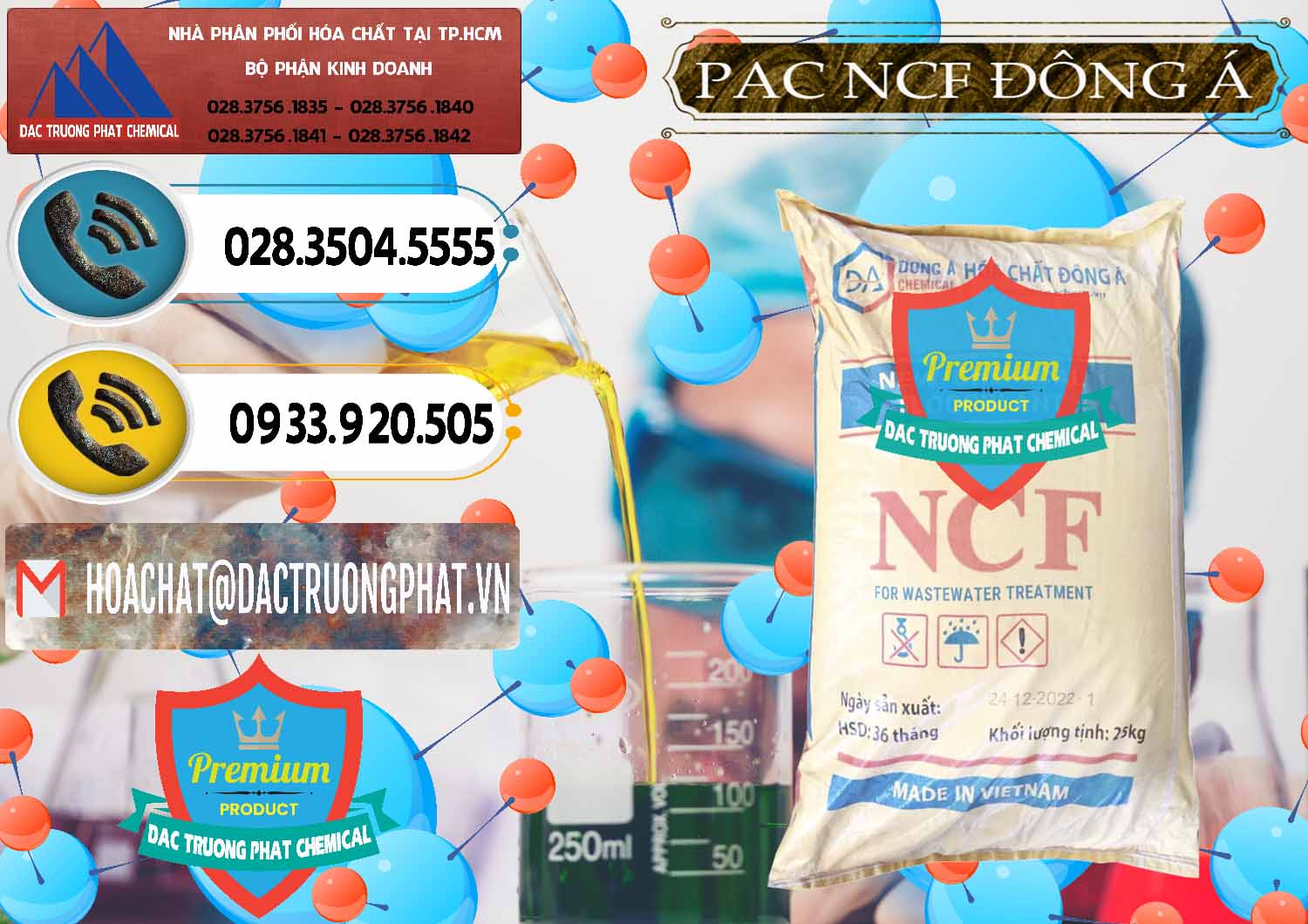 Đơn vị chuyên phân phối ( bán ) PAC - Polyaluminium Chloride Đông Á Việt Nam - 0408 - Công ty chuyên cung cấp - bán hóa chất tại TP.HCM - hoachatdetnhuom.vn