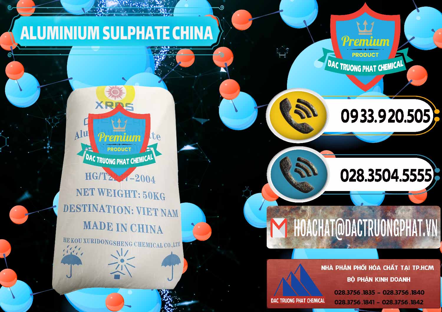 Nơi phân phối - bán Phèn Nhôm - Al2(SO4)3 17% Trung Quốc China - 0464 - Cty cung cấp _ bán hóa chất tại TP.HCM - hoachatdetnhuom.vn