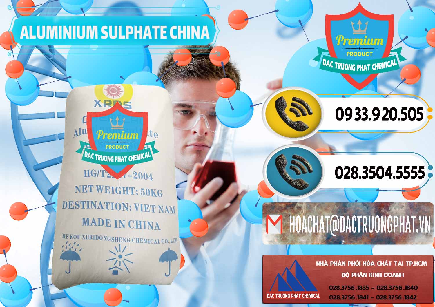 Cty bán _ cung cấp Phèn Nhôm - Al2(SO4)3 17% Trung Quốc China - 0464 - Nơi cung ứng _ phân phối hóa chất tại TP.HCM - hoachatdetnhuom.vn