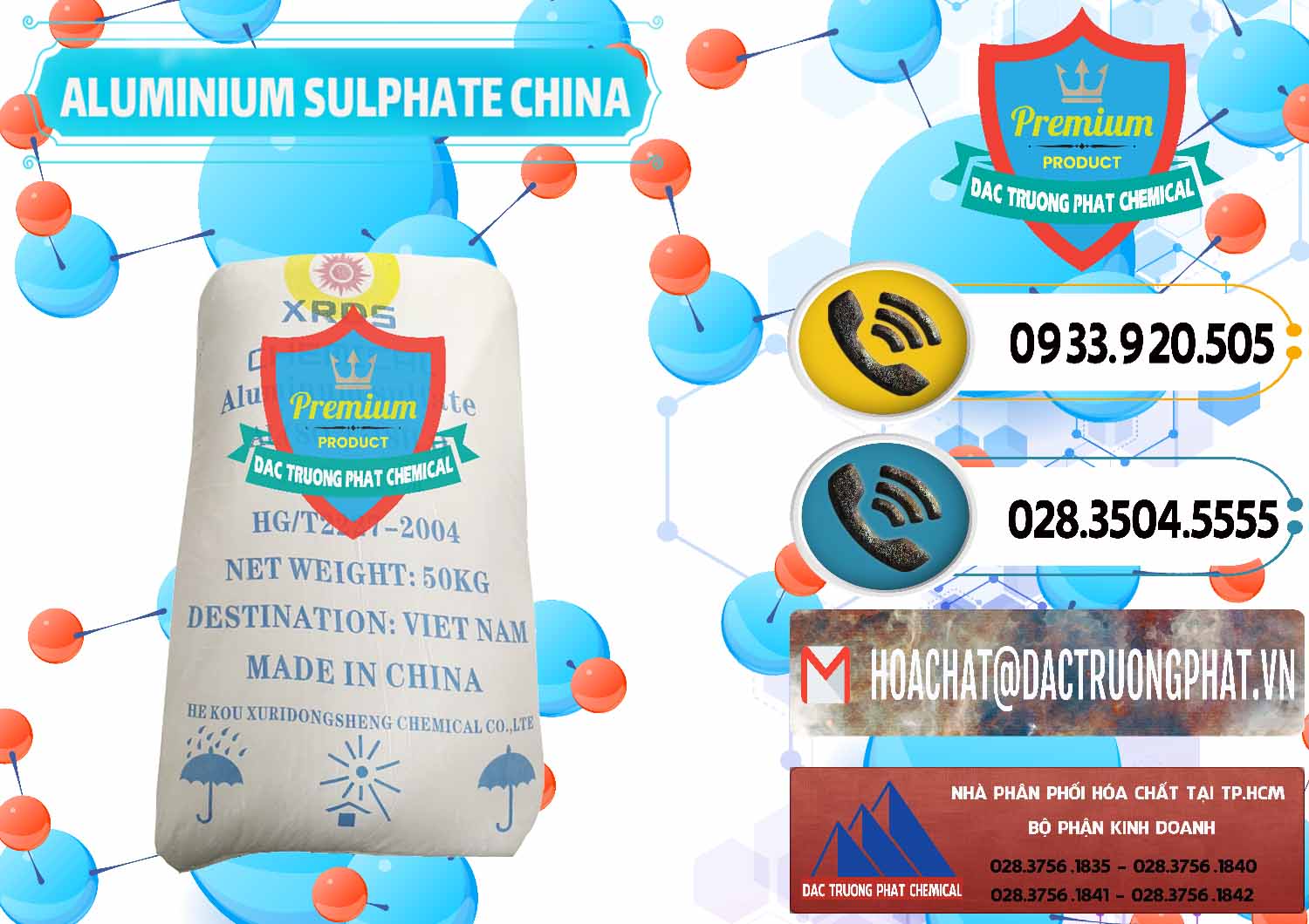 Đơn vị chuyên bán ( cung cấp ) Phèn Nhôm - Al2(SO4)3 17% Trung Quốc China - 0464 - Cty nhập khẩu và cung cấp hóa chất tại TP.HCM - hoachatdetnhuom.vn