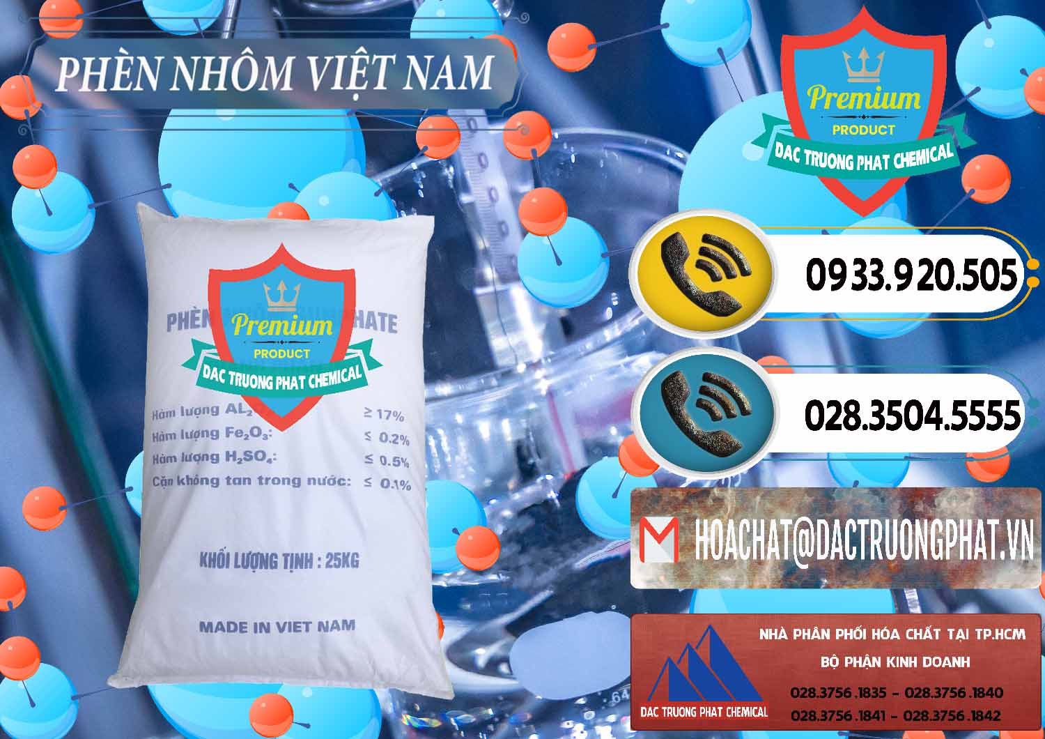 Cung cấp ( phân phối ) Phèn Nhôm - Al2(SO4)3 17% Việt Nam - 0465 - Đơn vị cung cấp & kinh doanh hóa chất tại TP.HCM - hoachatdetnhuom.vn