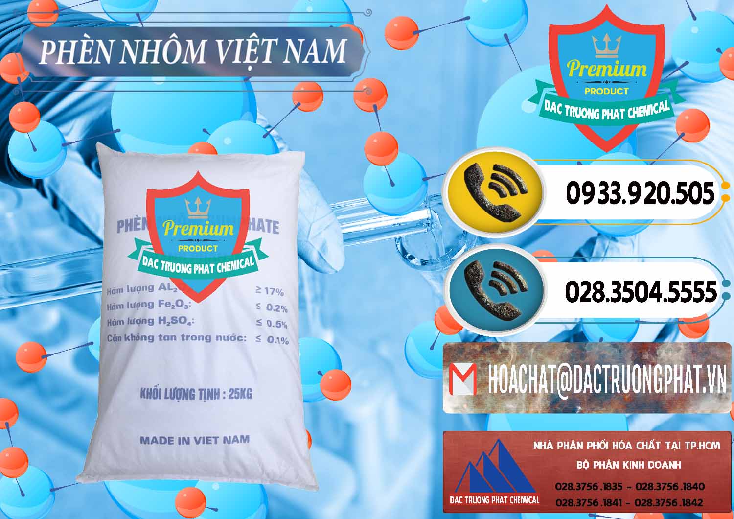 Nơi chuyên bán ( cung ứng ) Phèn Nhôm - Al2(SO4)3 17% Việt Nam - 0465 - Phân phối _ kinh doanh hóa chất tại TP.HCM - hoachatdetnhuom.vn