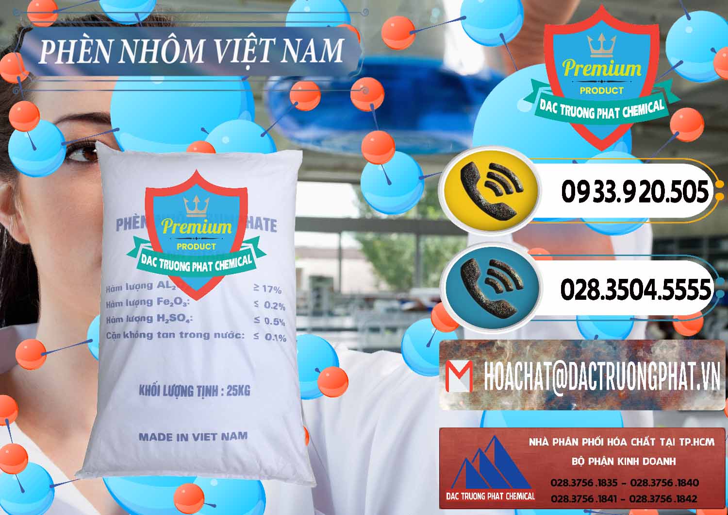 Nhà cung cấp và kinh doanh Phèn Nhôm - Al2(SO4)3 17% Việt Nam - 0465 - Công ty phân phối ( cung cấp ) hóa chất tại TP.HCM - hoachatdetnhuom.vn