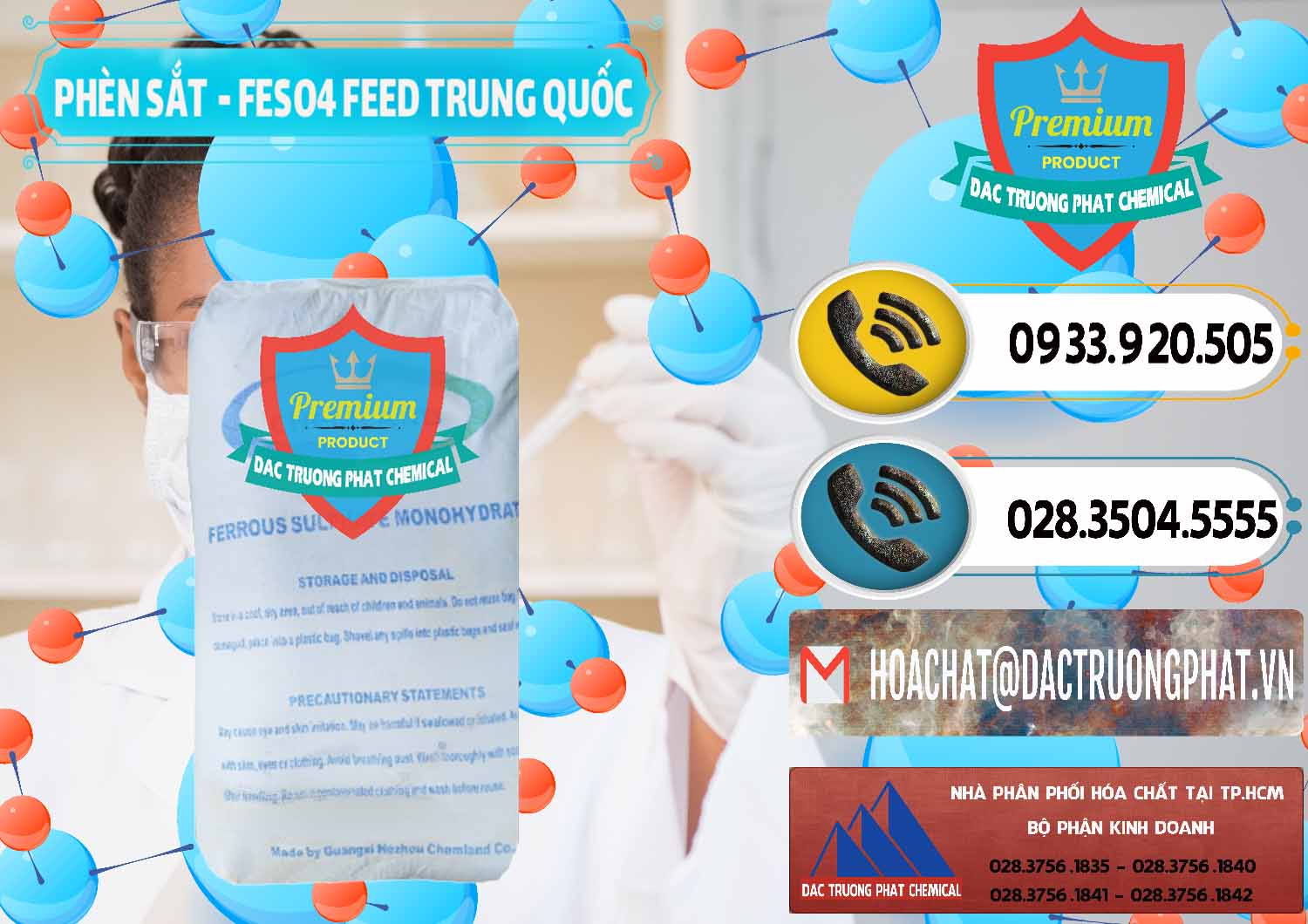 Nơi bán ( cung ứng ) Phèn Sắt - FeSO4.7H2O Feed Grade Chemland Trung Quốc China - 0455 - Chuyên cung cấp & kinh doanh hóa chất tại TP.HCM - hoachatdetnhuom.vn