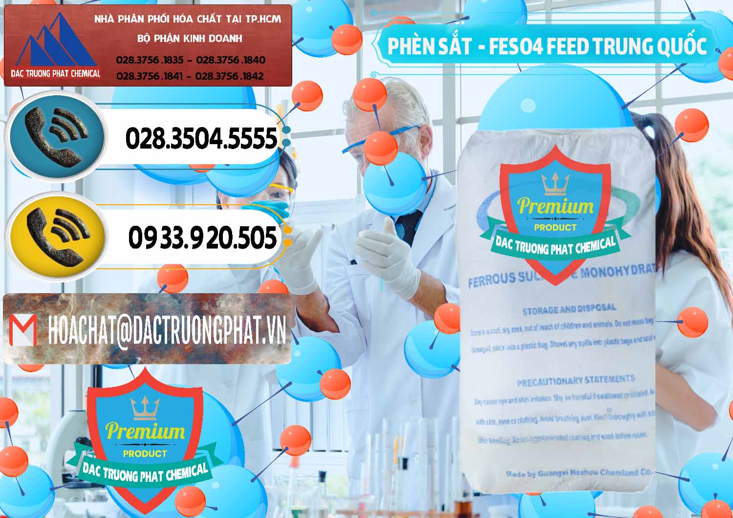 Nơi chuyên bán - phân phối Phèn Sắt - FeSO4.7H2O Feed Grade Chemland Trung Quốc China - 0455 - Chuyên nhập khẩu và phân phối hóa chất tại TP.HCM - hoachatdetnhuom.vn