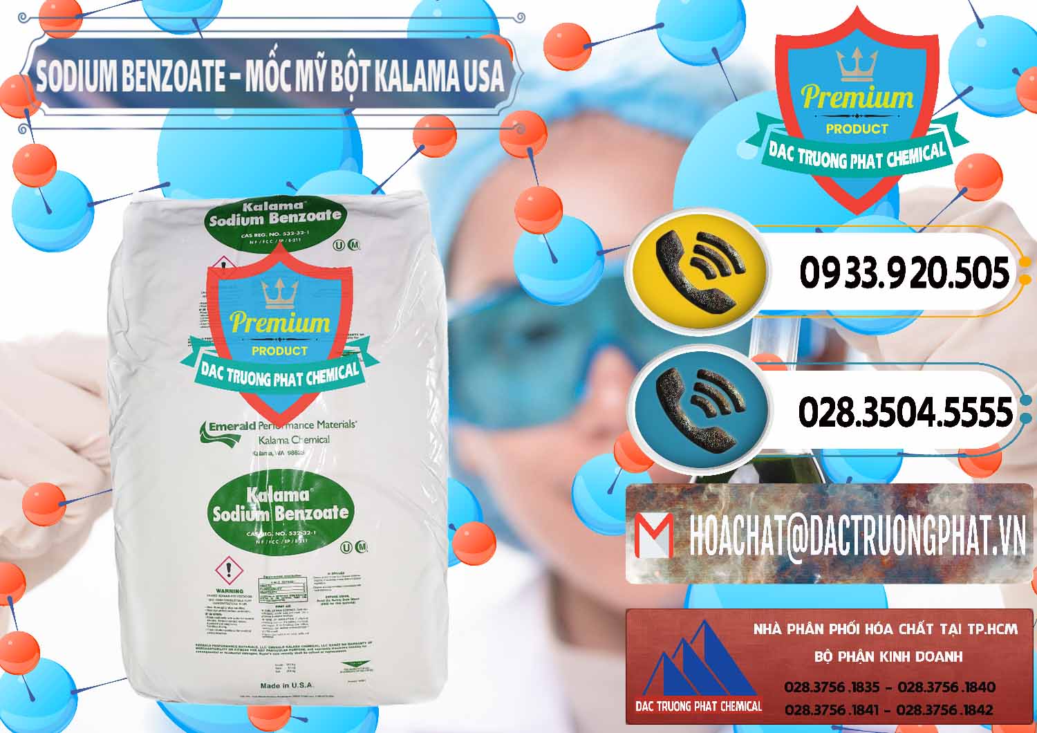 Nơi nhập khẩu _ bán Sodium Benzoate - Mốc Bột Kalama Food Grade Mỹ Usa - 0136 - Cty chuyên bán và phân phối hóa chất tại TP.HCM - hoachatdetnhuom.vn