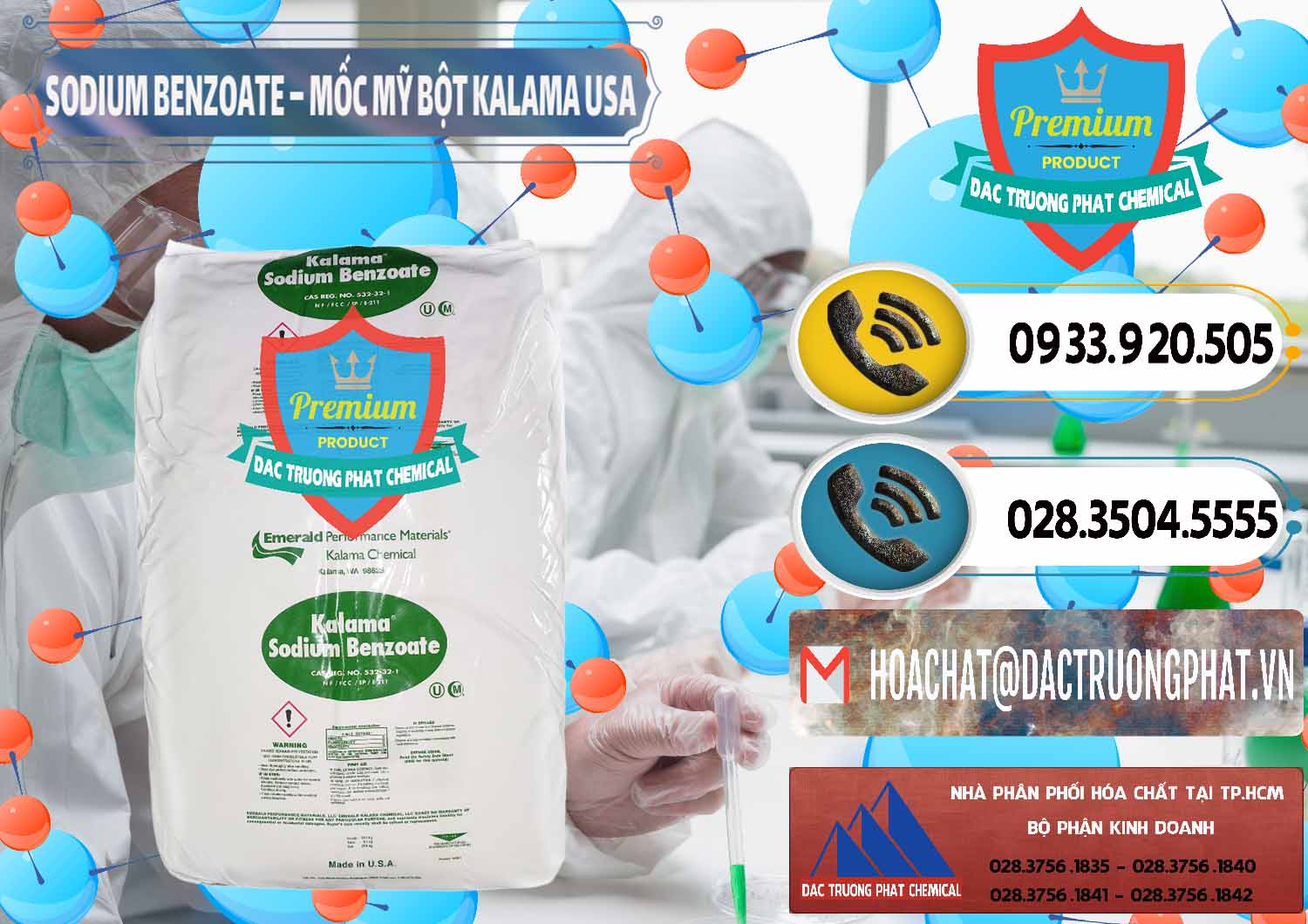 Cty chuyên nhập khẩu & bán Sodium Benzoate - Mốc Bột Kalama Food Grade Mỹ Usa - 0136 - Chuyên cung cấp ( bán ) hóa chất tại TP.HCM - hoachatdetnhuom.vn