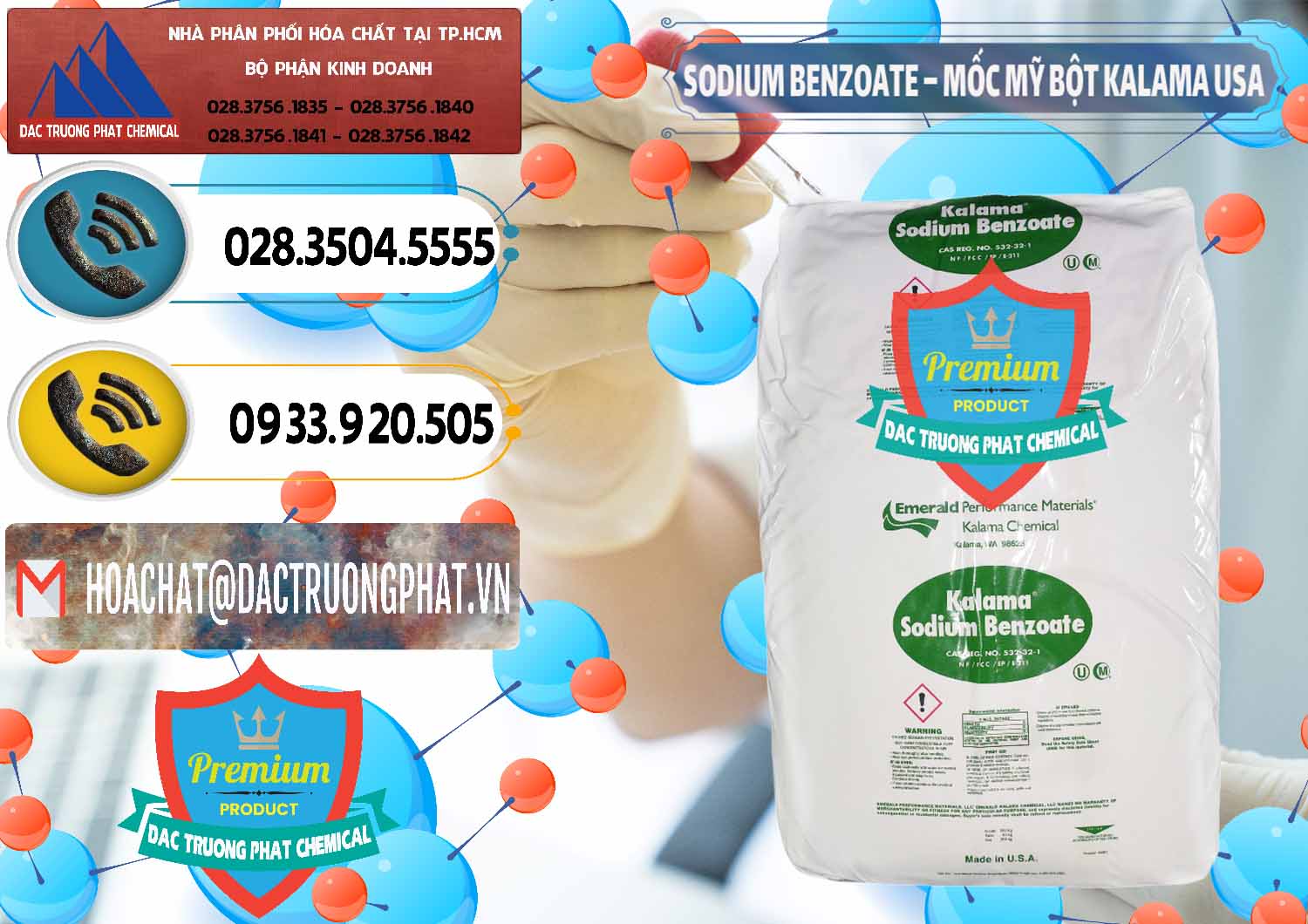 Cty kinh doanh & bán Sodium Benzoate - Mốc Bột Kalama Food Grade Mỹ Usa - 0136 - Nhập khẩu & phân phối hóa chất tại TP.HCM - hoachatdetnhuom.vn