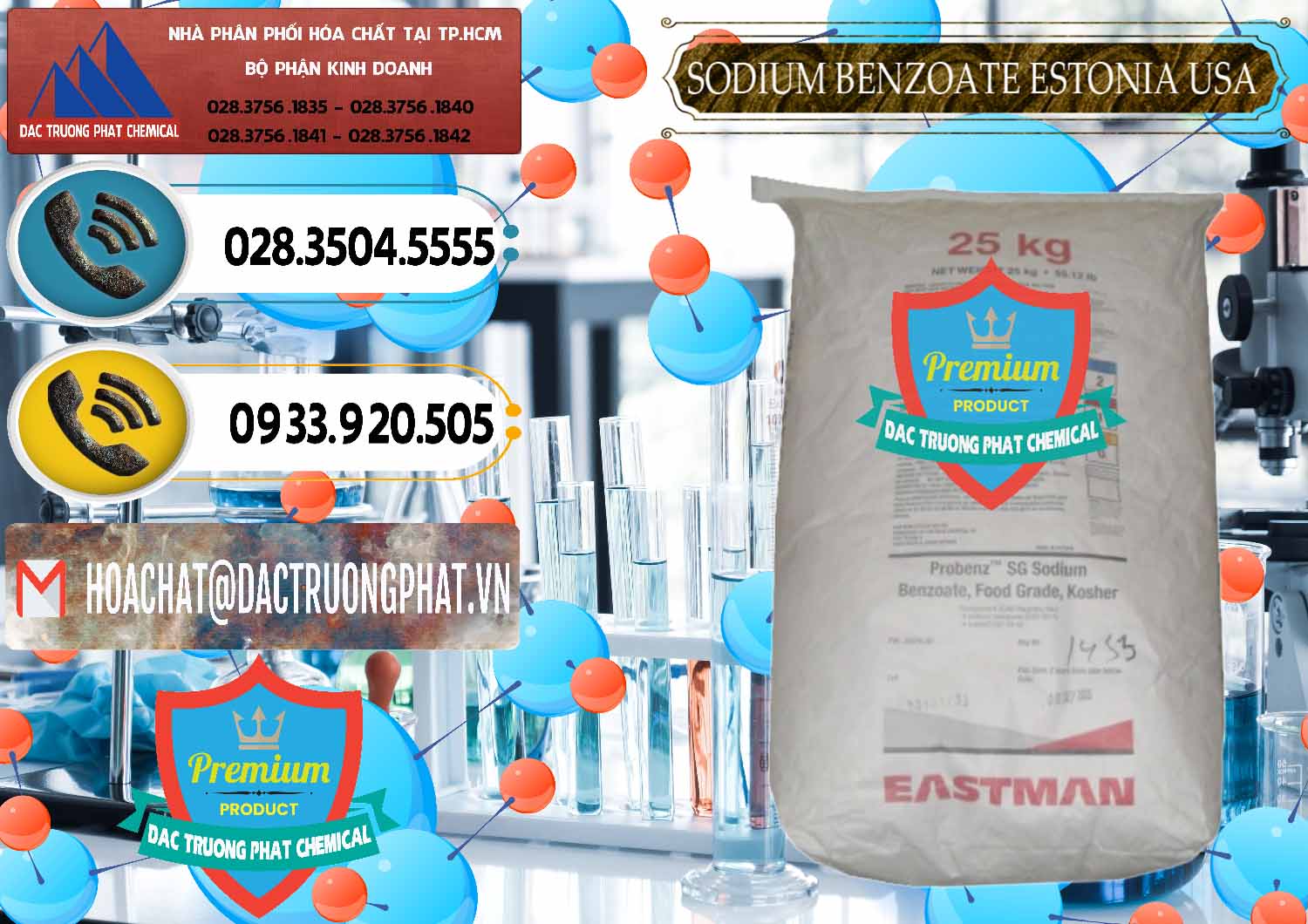 Cty chuyên nhập khẩu ( bán ) Sodium Benzoate - Mốc Bột Estonia Mỹ USA - 0468 - Bán và phân phối hóa chất tại TP.HCM - hoachatdetnhuom.vn