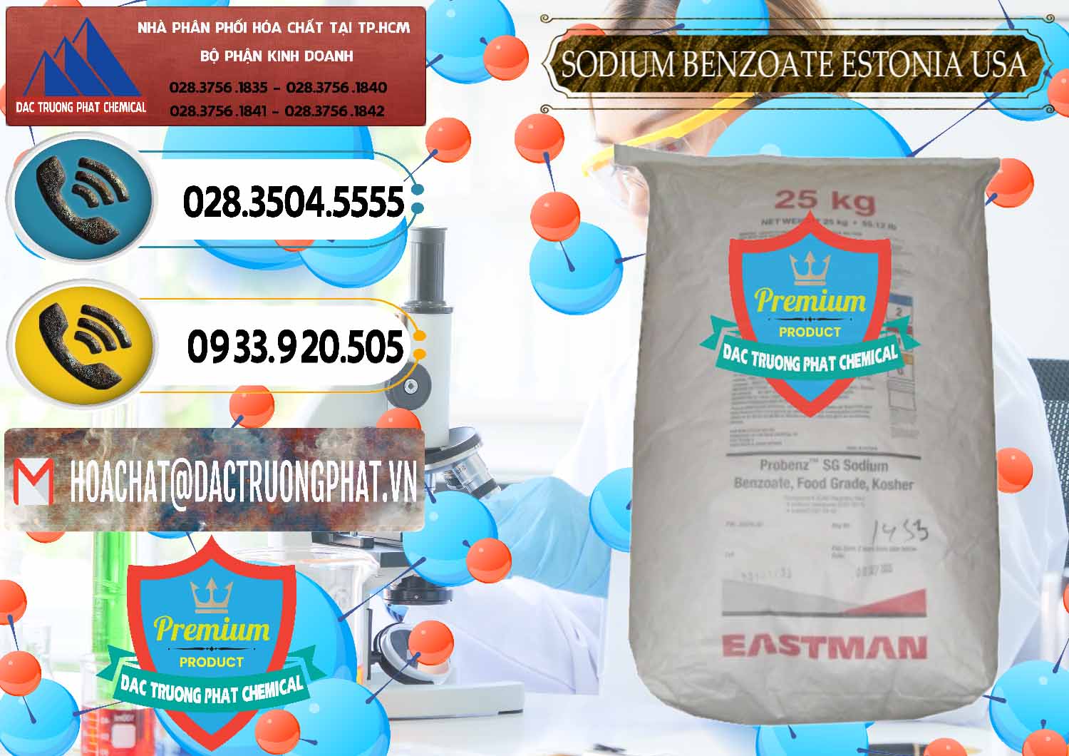 Cung cấp - bán Sodium Benzoate - Mốc Bột Estonia Mỹ USA - 0468 - Công ty bán _ cung cấp hóa chất tại TP.HCM - hoachatdetnhuom.vn