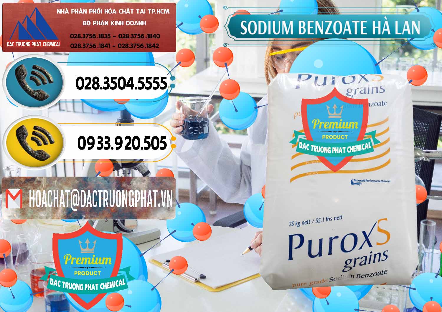 Chuyên cung cấp và bán Sodium Benzoate - Mốc Bột Puroxs Hà Lan Netherlands - 0467 - Đơn vị phân phối - cung cấp hóa chất tại TP.HCM - hoachatdetnhuom.vn