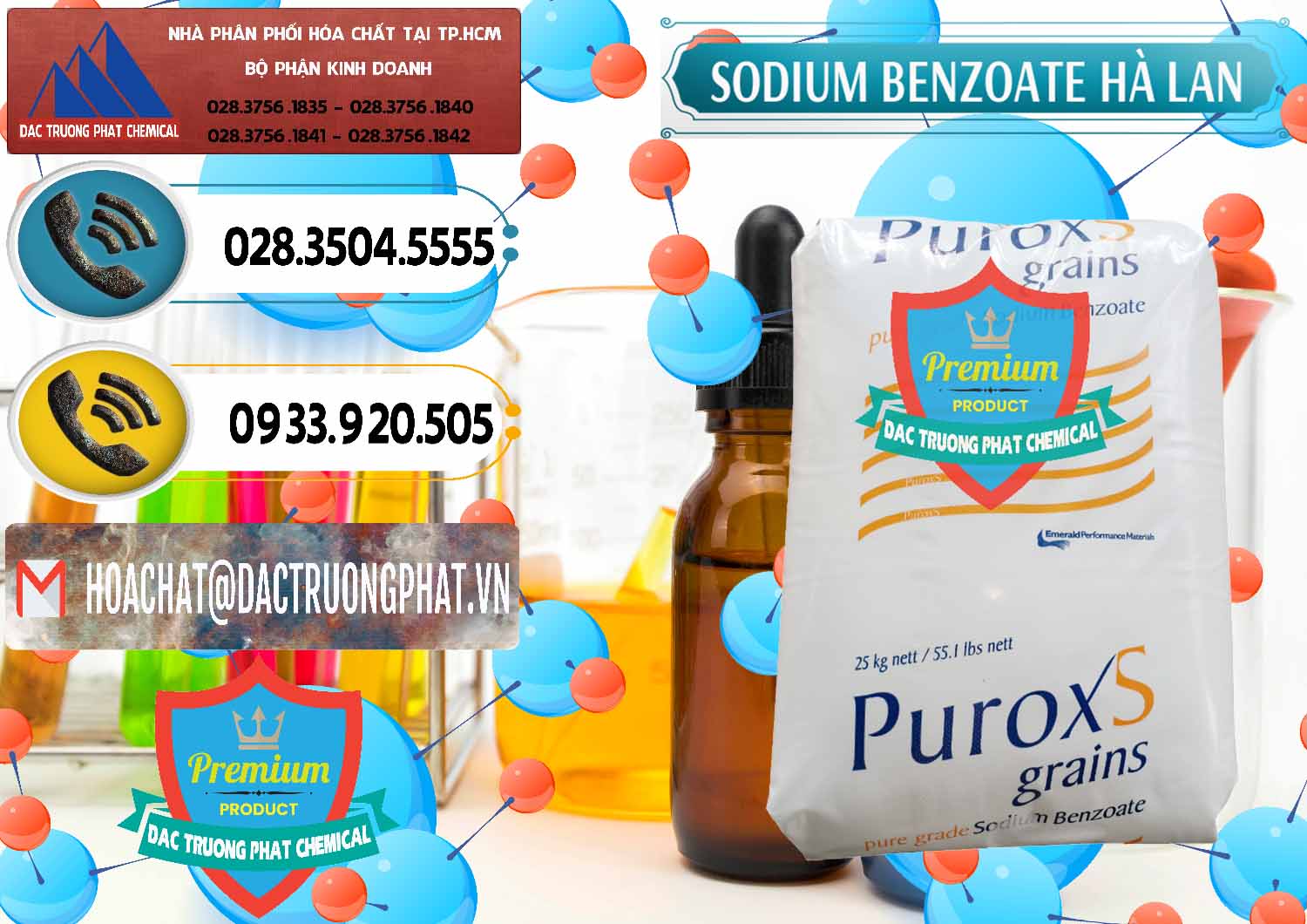 Bán Sodium Benzoate - Mốc Bột Puroxs Hà Lan Netherlands - 0467 - Đơn vị kinh doanh và cung cấp hóa chất tại TP.HCM - hoachatdetnhuom.vn