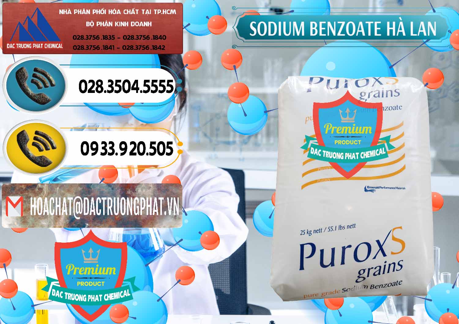 Đơn vị chuyên bán & cung ứng Sodium Benzoate - Mốc Bột Puroxs Hà Lan Netherlands - 0467 - Nơi nhập khẩu và phân phối hóa chất tại TP.HCM - hoachatdetnhuom.vn