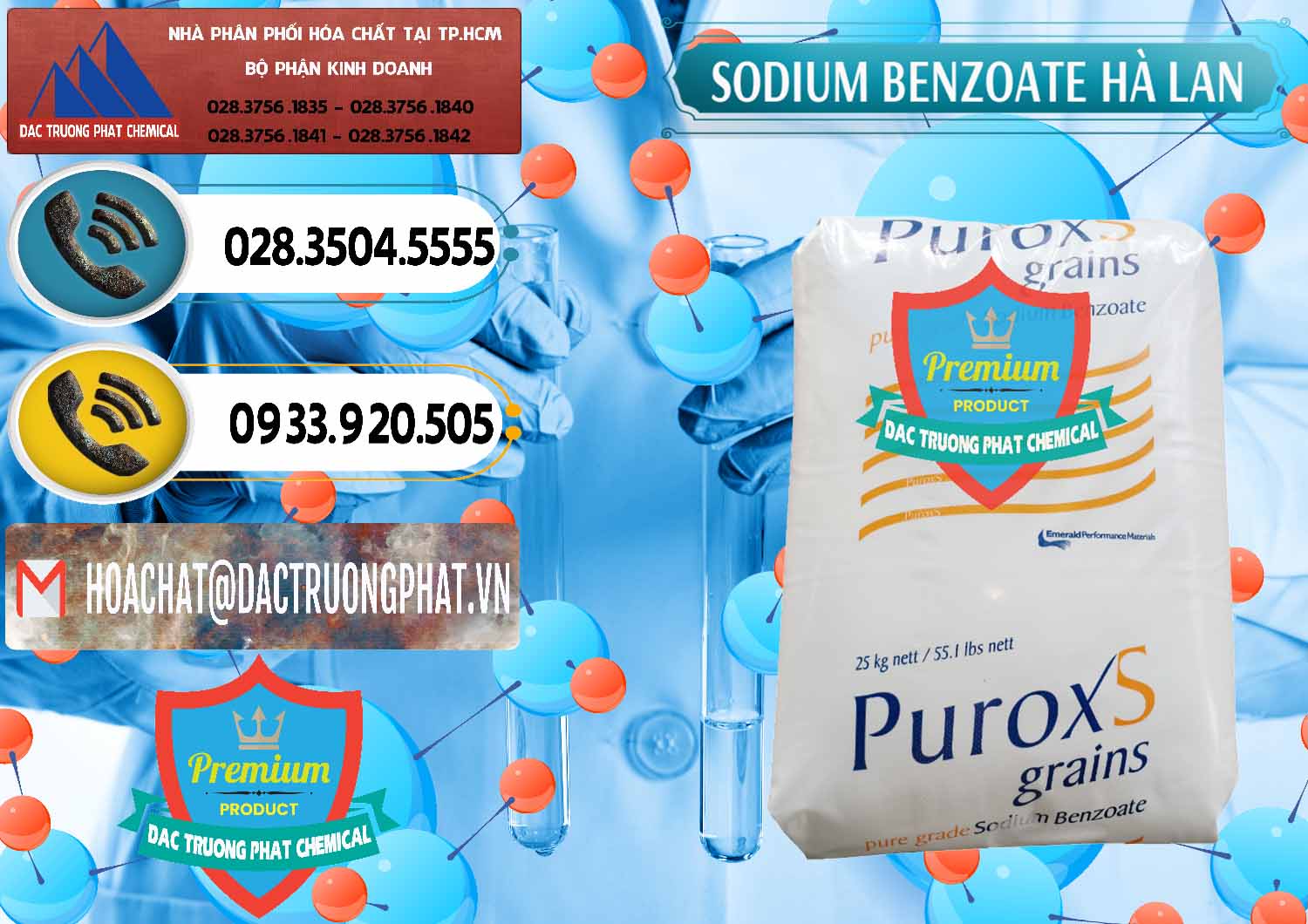 Công ty chuyên bán ( cung cấp ) Sodium Benzoate - Mốc Bột Puroxs Hà Lan Netherlands - 0467 - Cty nhập khẩu _ cung cấp hóa chất tại TP.HCM - hoachatdetnhuom.vn