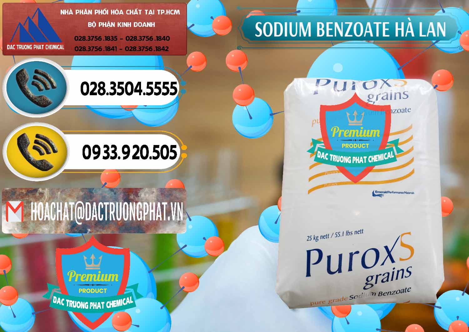 Công ty cung ứng ( bán ) Sodium Benzoate - Mốc Bột Puroxs Hà Lan Netherlands - 0467 - Cty phân phối và nhập khẩu hóa chất tại TP.HCM - hoachatdetnhuom.vn
