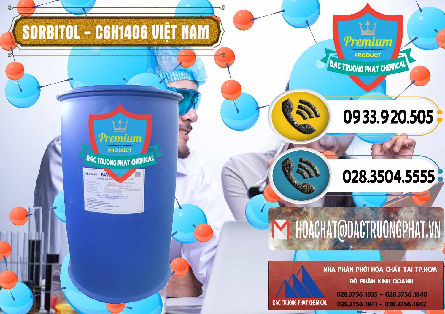 Đơn vị chuyên bán & cung ứng Sorbitol - C6H14O6 Lỏng 70% Food Grade Việt Nam - 0438 - Công ty bán & phân phối hóa chất tại TP.HCM - hoachatdetnhuom.vn