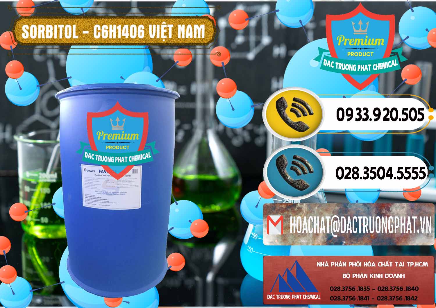 Chuyên bán _ cung ứng Sorbitol - C6H14O6 Lỏng 70% Food Grade Việt Nam - 0438 - Đơn vị kinh doanh và bán hóa chất tại TP.HCM - hoachatdetnhuom.vn