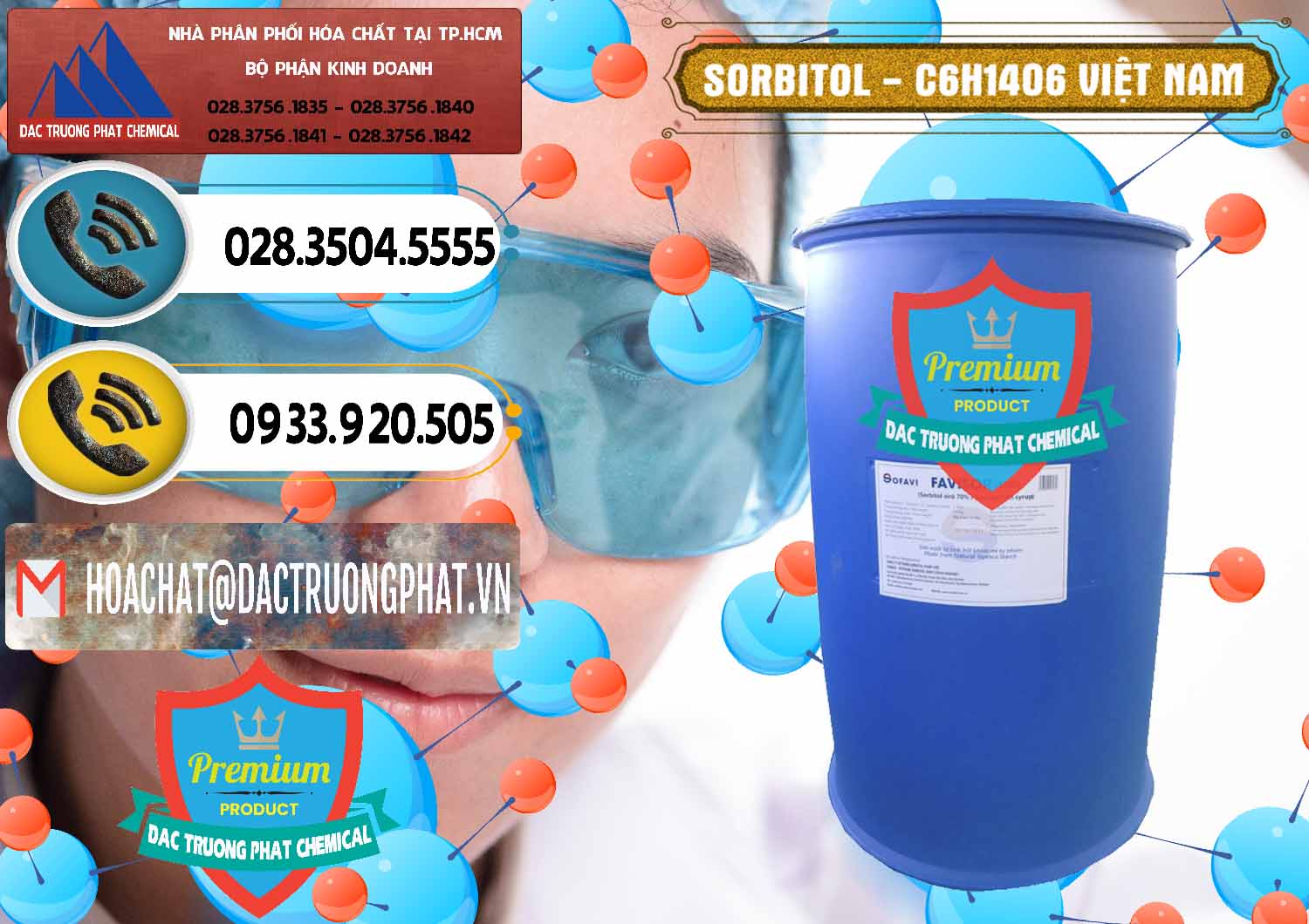 Nhà cung cấp & bán Sorbitol - C6H14O6 Lỏng 70% Food Grade Việt Nam - 0438 - Chuyên phân phối và kinh doanh hóa chất tại TP.HCM - hoachatdetnhuom.vn