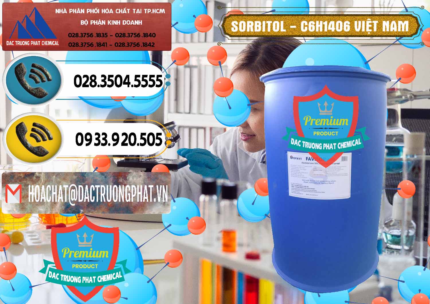 Chuyên kinh doanh và phân phối Sorbitol - C6H14O6 Lỏng 70% Food Grade Việt Nam - 0438 - Nhà cung cấp & kinh doanh hóa chất tại TP.HCM - hoachatdetnhuom.vn