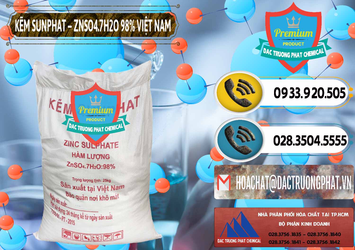 Công ty phân phối và cung ứng Kẽm Sunfat – ZNSO4.7H2O Việt Nam - 0189 - Đơn vị chuyên bán - cung cấp hóa chất tại TP.HCM - hoachatdetnhuom.vn