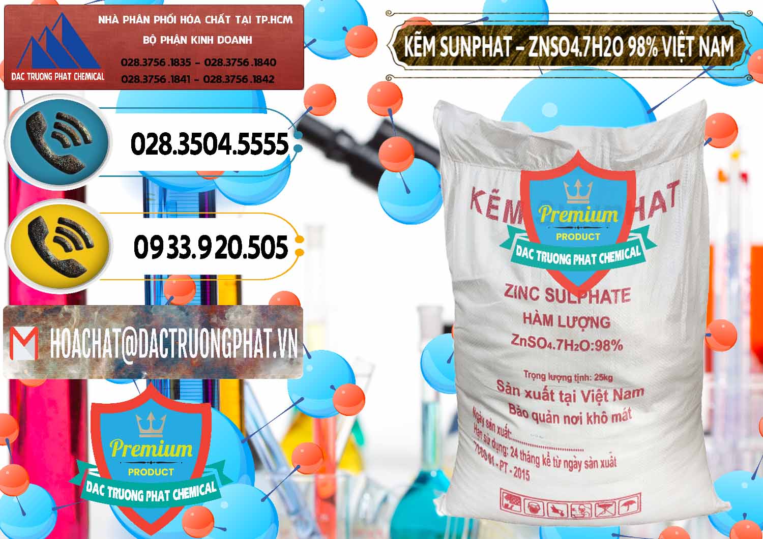 Bán Kẽm Sunfat – ZNSO4.7H2O Việt Nam - 0189 - Công ty chuyên cung ứng _ bán hóa chất tại TP.HCM - hoachatdetnhuom.vn