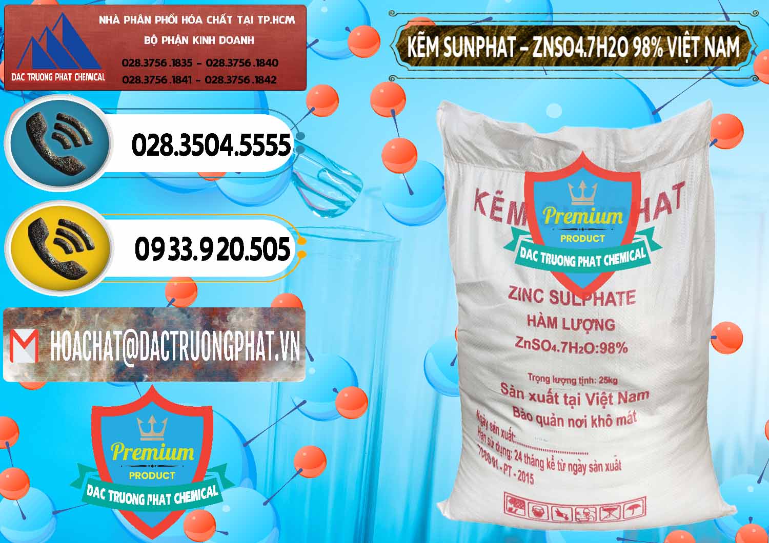 Công ty chuyên kinh doanh và cung cấp Kẽm Sunfat – ZNSO4.7H2O Việt Nam - 0189 - Cty chuyên bán & cung cấp hóa chất tại TP.HCM - hoachatdetnhuom.vn